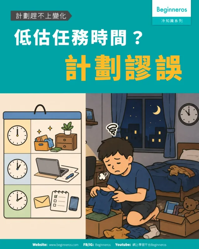 【Deadline Fighter︱為何人們會低估完成任務的時間】
