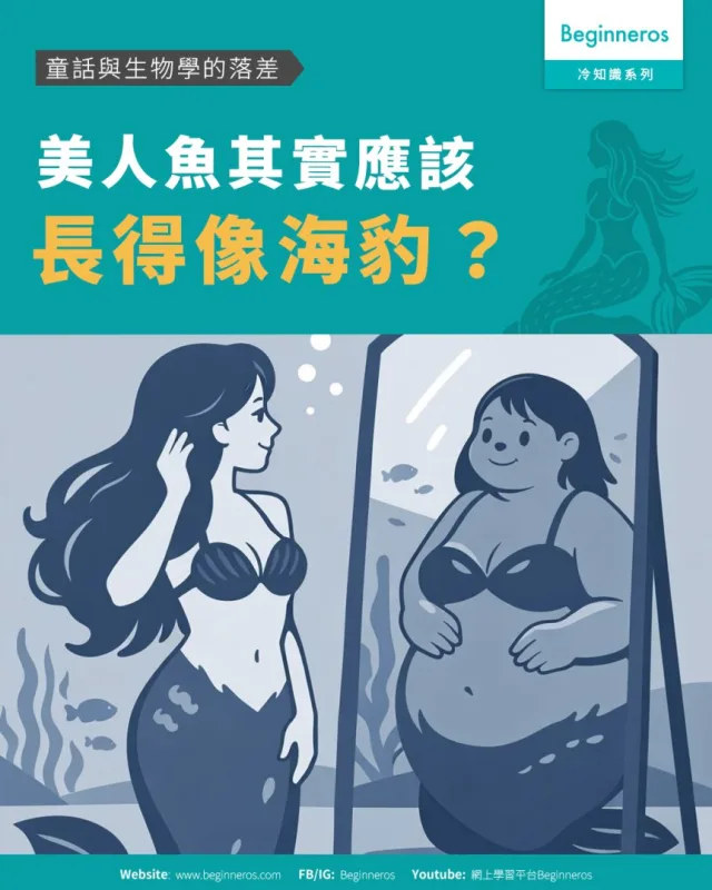 【美人魚其實應該長得像海豹？︱童話與生物學的落差】